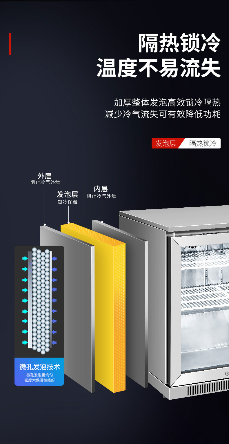 DB多宝视讯吧台柜加厚整体发泡