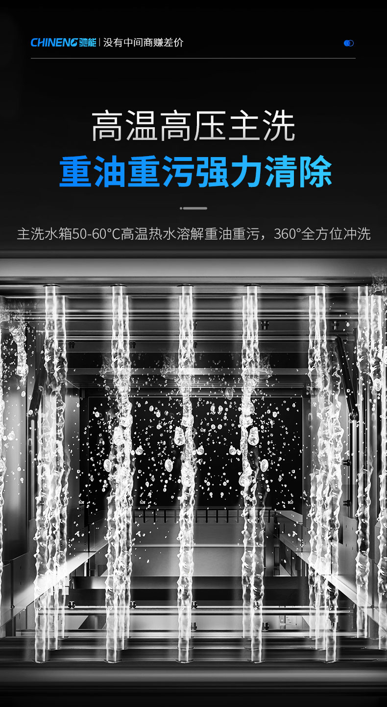 DB多宝视讯长龙洗碗机全方位主洗